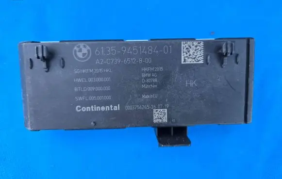 BMW X4M F98 Tailgate/trunk control unit/module 9451484 SGHKFM2015H A2C7396512800