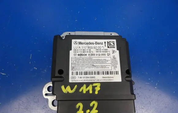 Mercedes-Benz CLA C117 X117 W117 Airbag control unit/module A1179009200 A1179011700 A1179023500