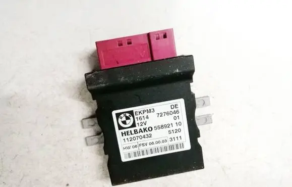 Fuel injection pump control unit/module