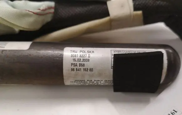 Citroen C4 Grand Picasso Roof airbag 30373227D 9654115280