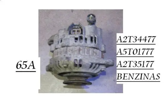 Mazda 626 Generator/alternator A2T34477 A5T01777