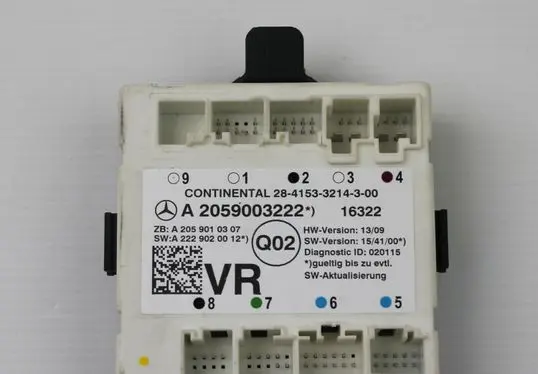 Mercedes-Benz C W205 Door control unit/module A2059003222