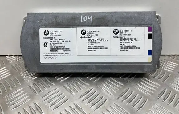 BMW 3 E90 E91 Bluetooth control unit module 9174261 84109174261