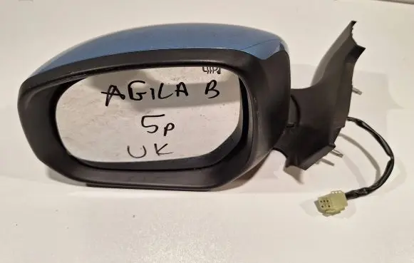 Opel Agila B Front door electric wing mirror