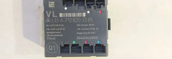 Mercedes-Benz E W212 Door control unit/module A2128203385