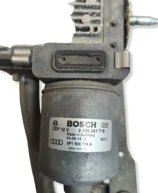 Audi A3 S3 8P Front wiper linkage and motor 8P1955023D 8P1955119A 3397020644