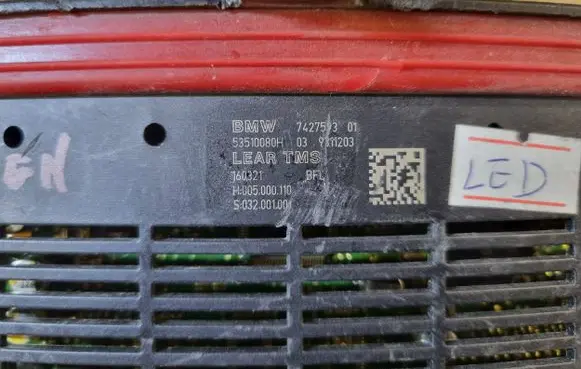 BMW 7 F01 F02 F03 F04 Headlight ballast module Xenon H0005000110 53510080H 7427593