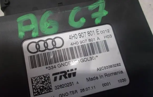 Audi A6 C7 Hand brake control module 4H0907801E 4H0907801A 32620251A