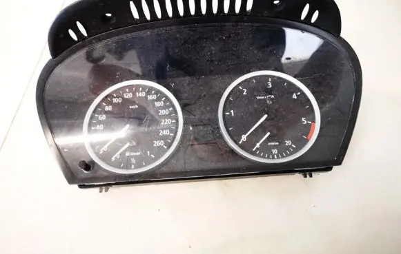 BMW 5 E60 E61 Speedometer (instrument cluster) 62116958600 a2C53103634
