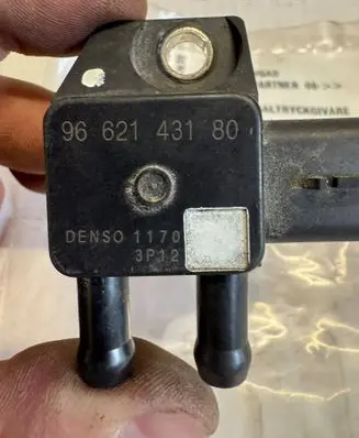 Citroen C3 Exhaust gas pressure sensor 9662143180 DENS01170