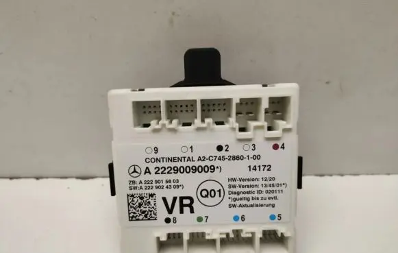 Mercedes-Benz S W222 Door control unit/module A2229009009
