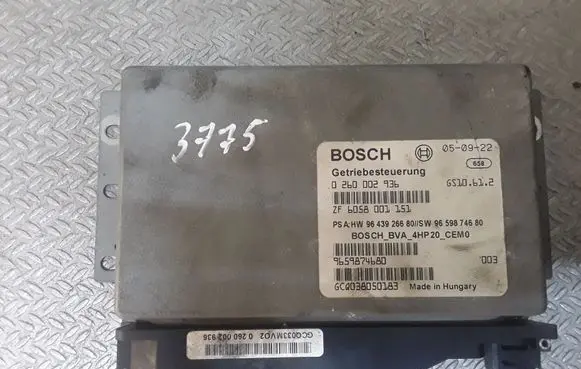 Peugeot 407 Gearbox control unit/module 0260002936 9659874680