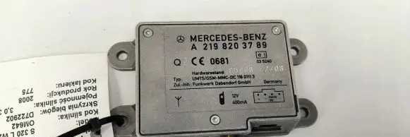 Mercedes-Benz S W221 Central body control module A2198203789