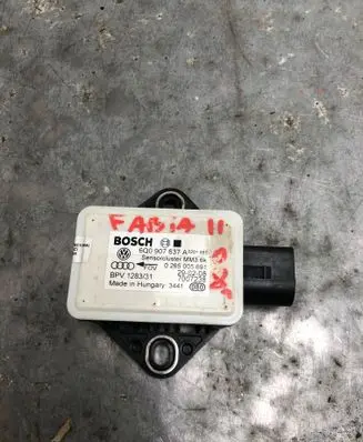 Skoda Fabia Mk2 (5J) ESP acceleration yaw rate sensor 6Q0907637A-BILI 6Q0907637A