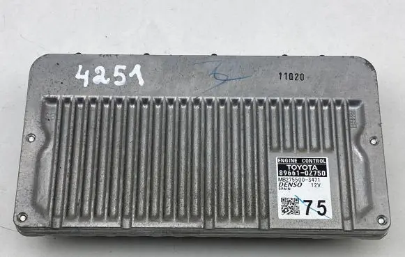 Toyota Auris E180 Engine control unit/module 896610Z750 MB2755003471