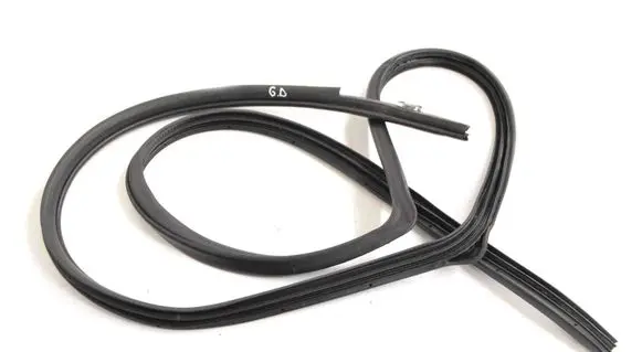 Rubber seal rear door