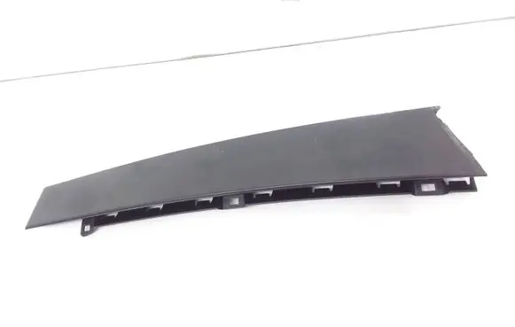 Front door glass trim molding