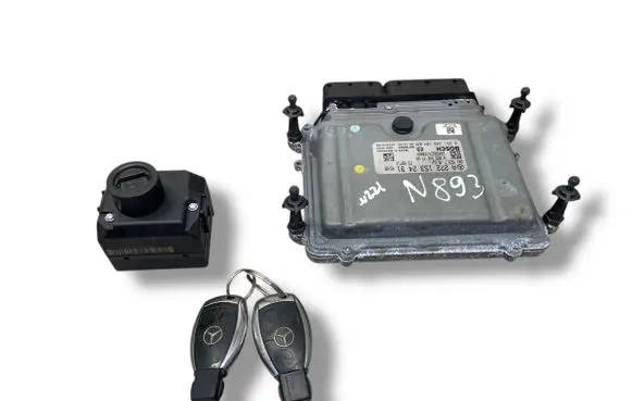 Mercedes-Benz S W221 Engine ECU kit and lock set A2721532491 0261209204 A0034467740