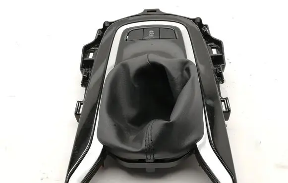 Gear lever shifter trim leather/knob