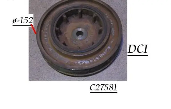 Mitsubishi Space Star Crankshaft pulley C27581