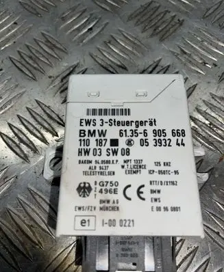 BMW 5 E39 Immobilizer control unit/module 61356905688