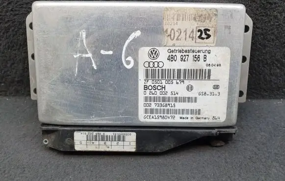 Audi A6 S6 C5 4B Gearbox control unit/module 4B0927156B 0260002514