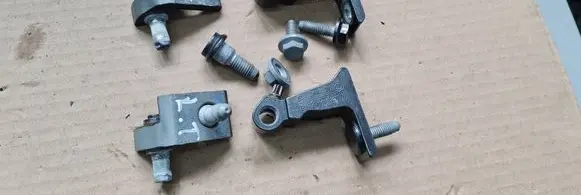 Audi A6 S6 C7 4G Rear door hinge set ZAWIASYLTS6C7LZ7S