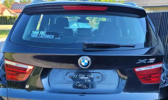 BMW X3 F25 Tailgate/trunk/boot lid