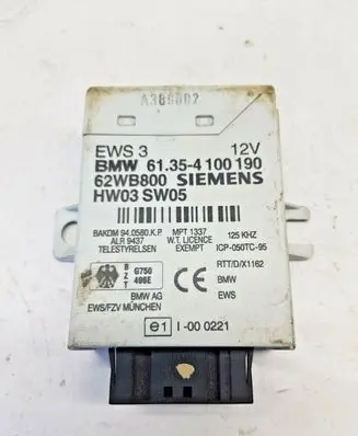 BMW 3 E46 Immobilizer control unit/module 61354100190 nr2000