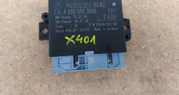 Mercedes-Benz C W205 Parking PDC control unit/module A0009003806