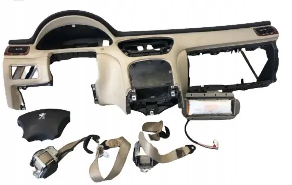 Peugeot 607 Airbag set with panel 