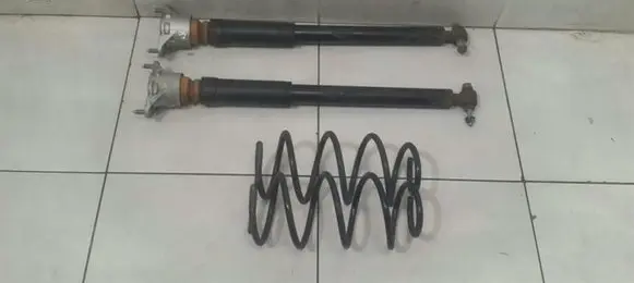 Mercedes-Benz A W176 Rear shock absorber with coil spring A1763201531 A2463242104