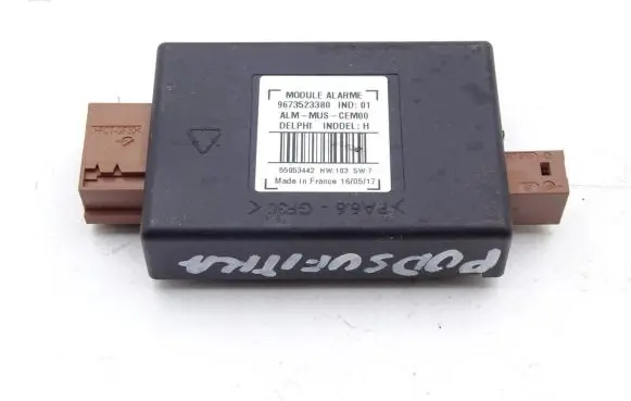 Peugeot 308 Alarm control unit/module 9673523380