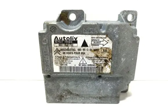 Citroen C4 I Airbag control unit/module 9653493780