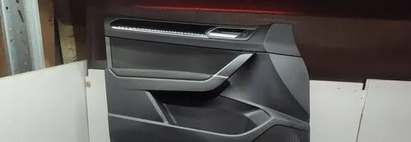 Front door card panel trim