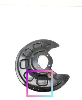 Volkswagen Caddy Rear brake disc plate dust cover 2K0615609D