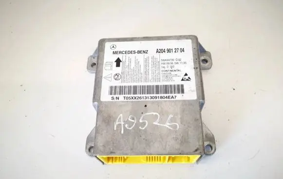 Mercedes-Benz C W204 Airbag control unit/module a2049012704 5wk44739