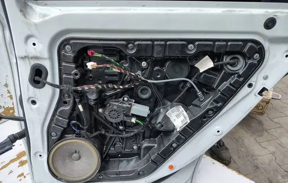 Mercedes-Benz A W177 Rear door window regulator with motor A0997302801