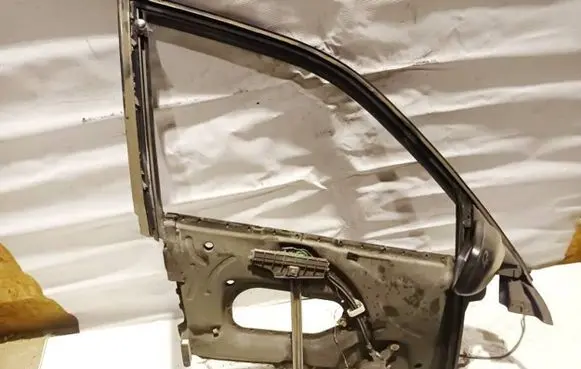 Sliding door window regulator with motor