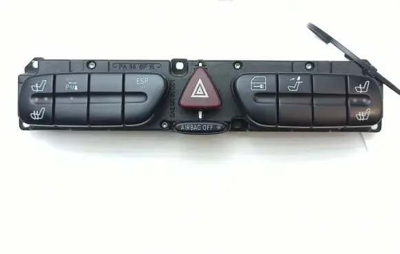 Mercedes-Benz CLK A209 C209 Hazard light switch 2038215558 3306100200 21159918001