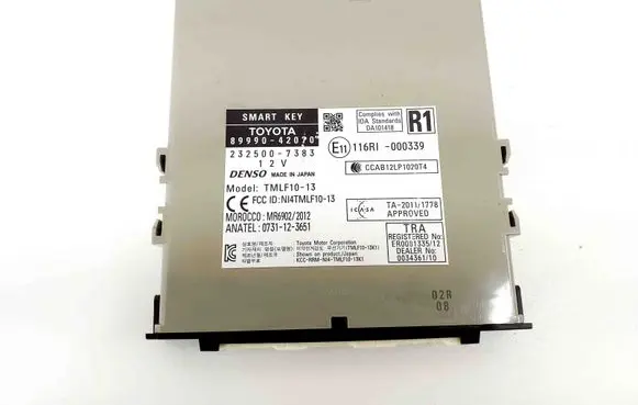 Toyota RAV 4 (XA40) Keyless (KESSY) go control unit/module 8999042070