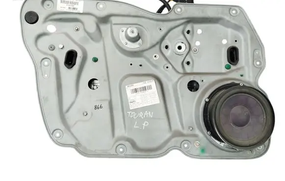 Volkswagen Touran I Front window lifting mechanism without motor 1T1837751CN 1T1837729R