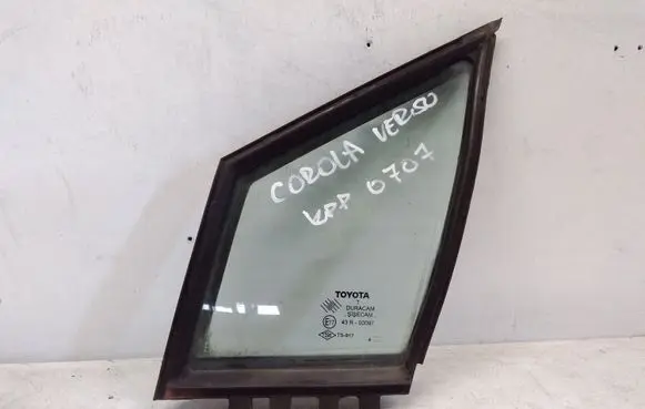 Toyota Corolla Verso AR10 Front door vent window glass four-door 