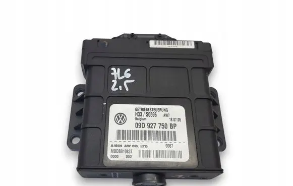 Volkswagen Touareg I Gearbox control unit/module 09D927750BP