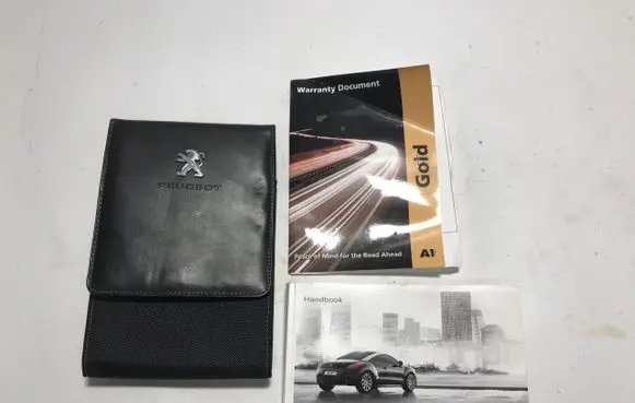 Peugeot RCZ Owners service history hand book 