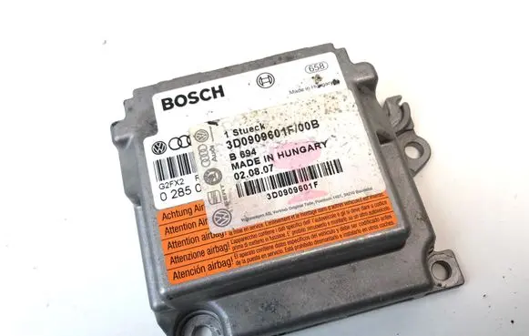 Volkswagen Touareg I Airbag control unit/module 3D0909601F