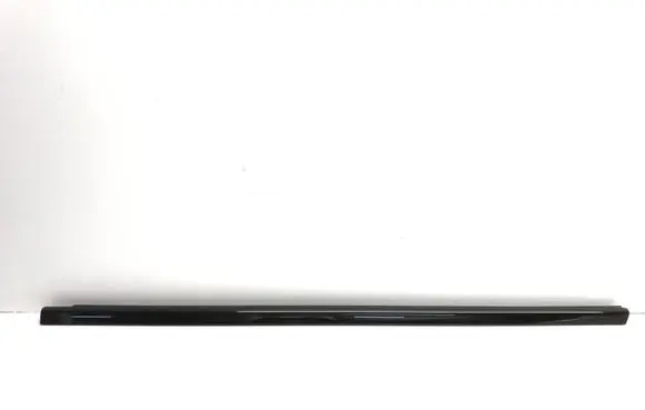 Front door glass trim molding