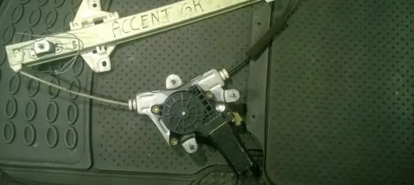 Hyundai Accent Sliding door window regulator with motor