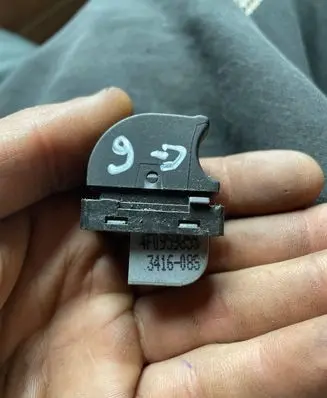 Audi A6 S6 C6 4F Electric window control switch 4F0959855 341608S