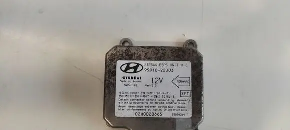 Hyundai Accent Airbag control unit/module 9591022303 02H0020665 25970314